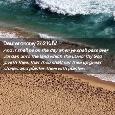 Deuteronomy 27:2 KJV Free Bible Images