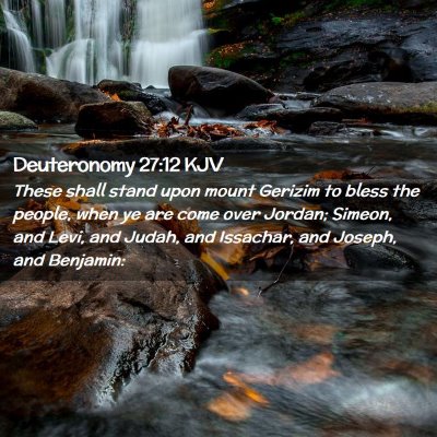 Deuteronomy 27:12 KJV Free Bible Images