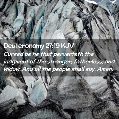 Deuteronomy 27:19 KJV Free Bible Images