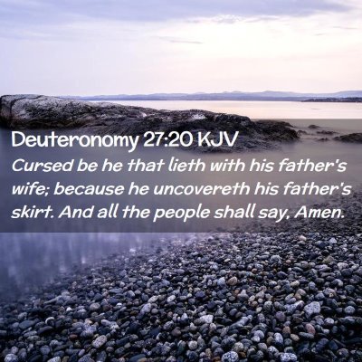 Deuteronomy 27:20 KJV Free Bible Images