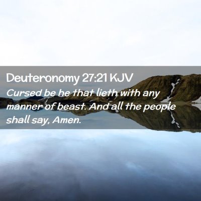 Deuteronomy 27:21 KJV Free Bible Images