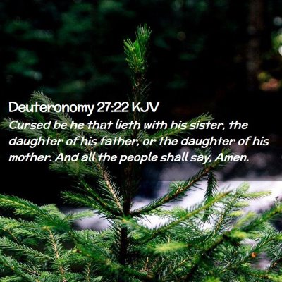 Deuteronomy 27:22 KJV Free Bible Images