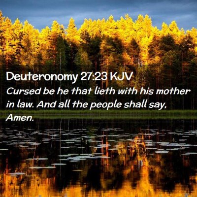 Deuteronomy 27:23 KJV Free Bible Images