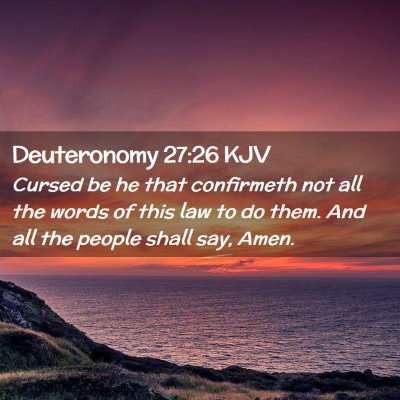 Deuteronomy 27:26 KJV Free Bible Images