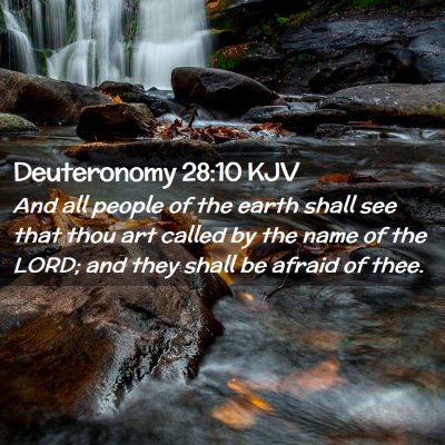 Deuteronomy 28:10 KJV Free Bible Images