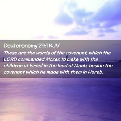 Deuteronomy 29:1 KJV Free Bible Images