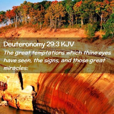 Deuteronomy 29:3 KJV Free Bible Images