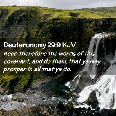 Deuteronomy 29:9 KJV Free Bible Images