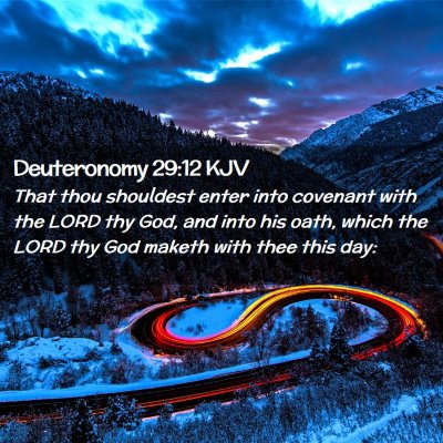 Deuteronomy 29:12 KJV Free Bible Images