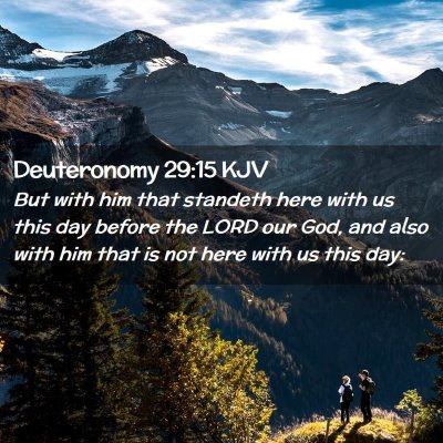 Deuteronomy 29:15 KJV Free Bible Images