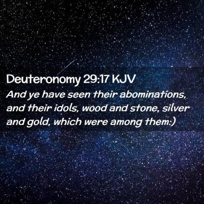 Deuteronomy 29:17 KJV Free Bible Images