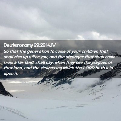 Deuteronomy 29:22 KJV Free Bible Images