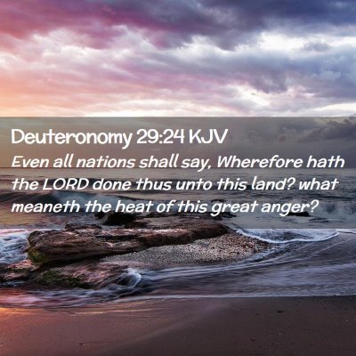 Deuteronomy 29:24 KJV Free Bible Images