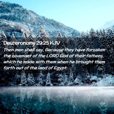 Deuteronomy 29:25 KJV Free Bible Images