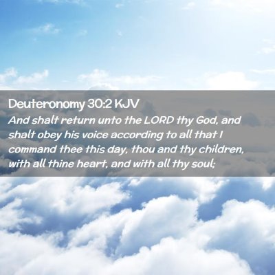 Deuteronomy 30:2 KJV Free Bible Images