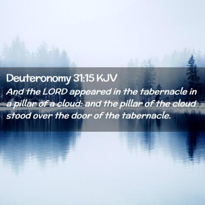 Deuteronomy 31:15 KJV Free Bible Images