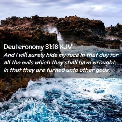 Deuteronomy 31:18 KJV Free Bible Images