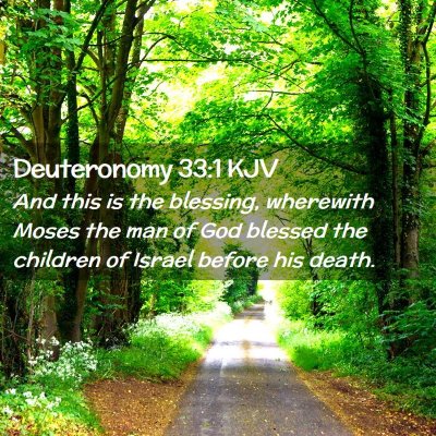 Deuteronomy 33:1 KJV Free Bible Images