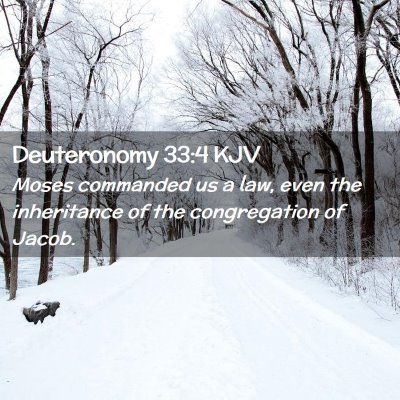 Deuteronomy 33:4 KJV Free Bible Images