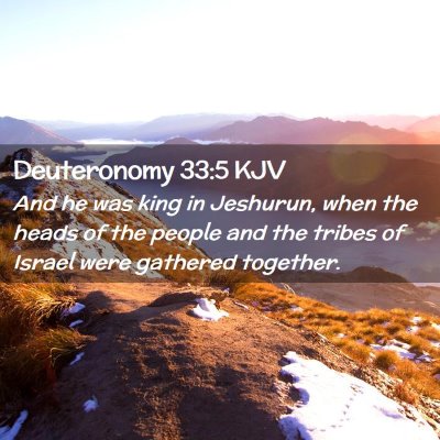 Deuteronomy 33:5 KJV Free Bible Images