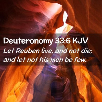 Deuteronomy 33:6 KJV Free Bible Images