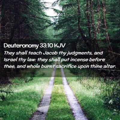 Deuteronomy 33:10 KJV Free Bible Images