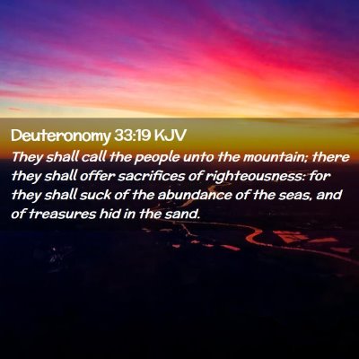 Deuteronomy 33:19 KJV Free Bible Images