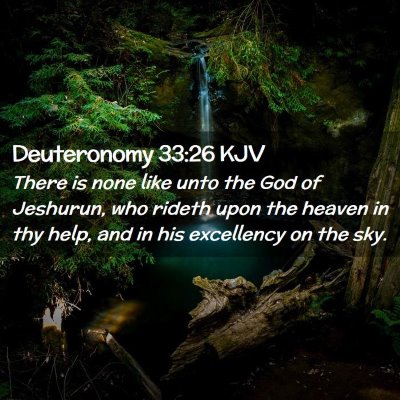 Deuteronomy 33:26 KJV Free Bible Images