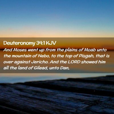 Deuteronomy 34:1 KJV Free Bible Images