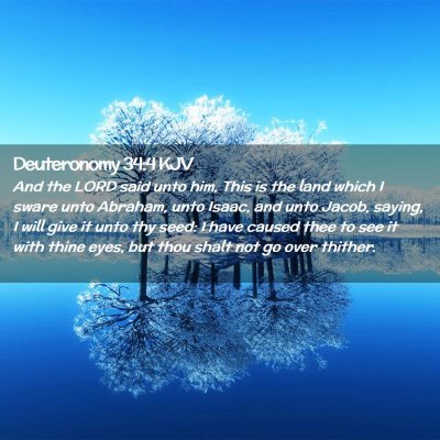 Deuteronomy 34:4 KJV Free Bible Images