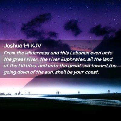 Joshua 1:4 KJV Free Bible Images