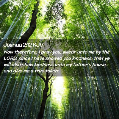 Joshua 2:12 KJV Free Bible Images