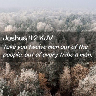 Joshua 4:2 KJV Free Bible Images