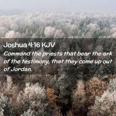 Joshua 4:16 KJV Free Bible Images