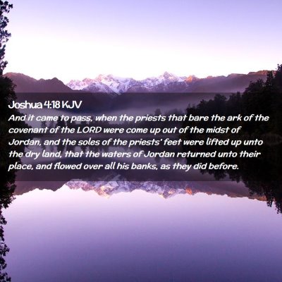 Joshua 4:18 KJV Free Bible Images