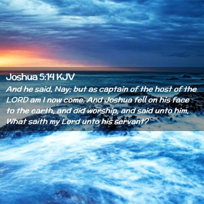 Joshua 5:14 KJV Free Bible Images