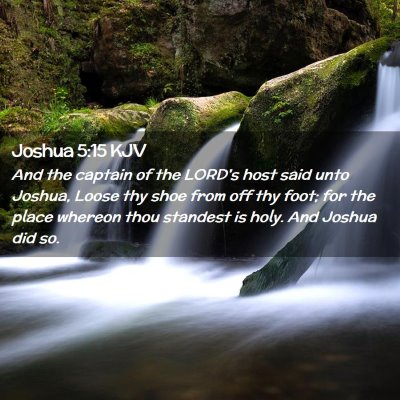 Joshua 5:15 KJV Free Bible Images