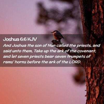 Joshua 6:6 KJV Free Bible Images