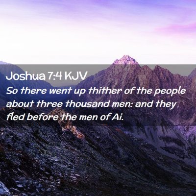 Joshua 7:4 KJV Free Bible Images