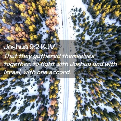 Joshua 9:2 KJV Free Bible Images