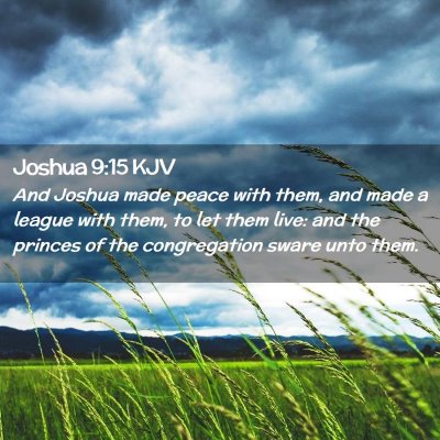 Joshua 9:15 KJV Free Bible Images