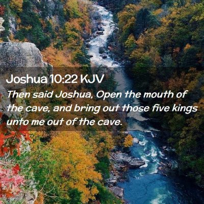 Joshua 10:22 KJV Free Bible Images