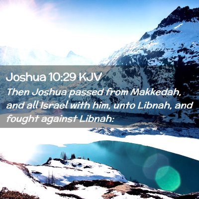 Joshua 10:29 KJV Free Bible Images