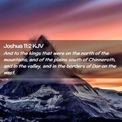 Joshua 11:2 KJV Free Bible Images