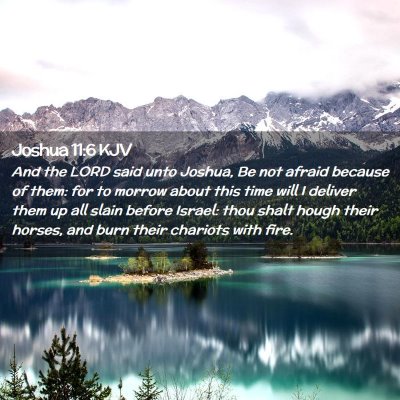 Joshua 11:6 KJV Free Bible Images