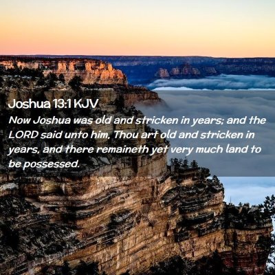 Joshua 13:1 KJV Free Bible Images