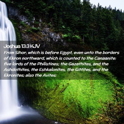 Joshua 13:3 KJV Free Bible Images