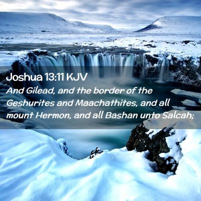 Joshua 13:11 KJV Free Bible Images