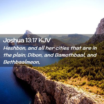 Joshua 13:17 KJV Free Bible Images