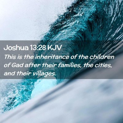 Joshua 13:28 KJV Free Bible Images